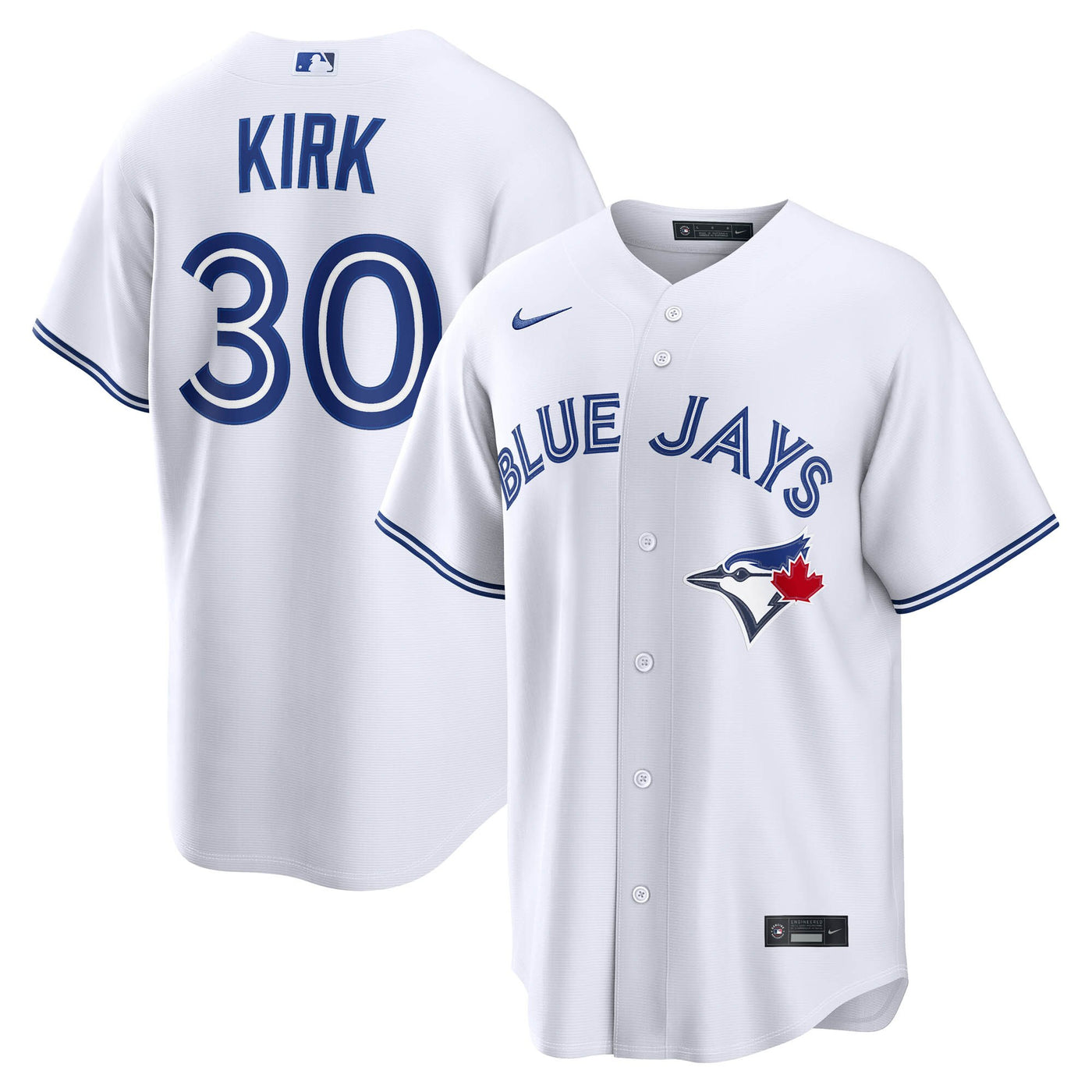 Toronto Blue Jays Alejandro Kirk Nike White Home Replica Jersey