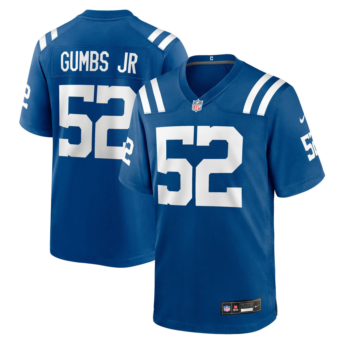 Indianapolis Colts George Gumbs Jr. Nike Royal Team Game Jersey