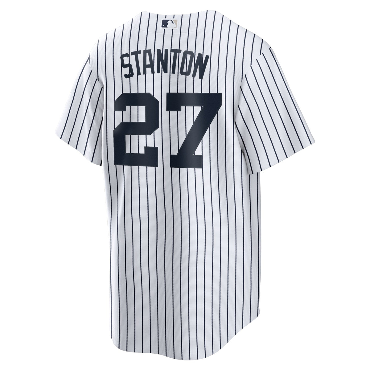 New York Yankees Giancarlo Stanton White Home Replica Player Name Jersey