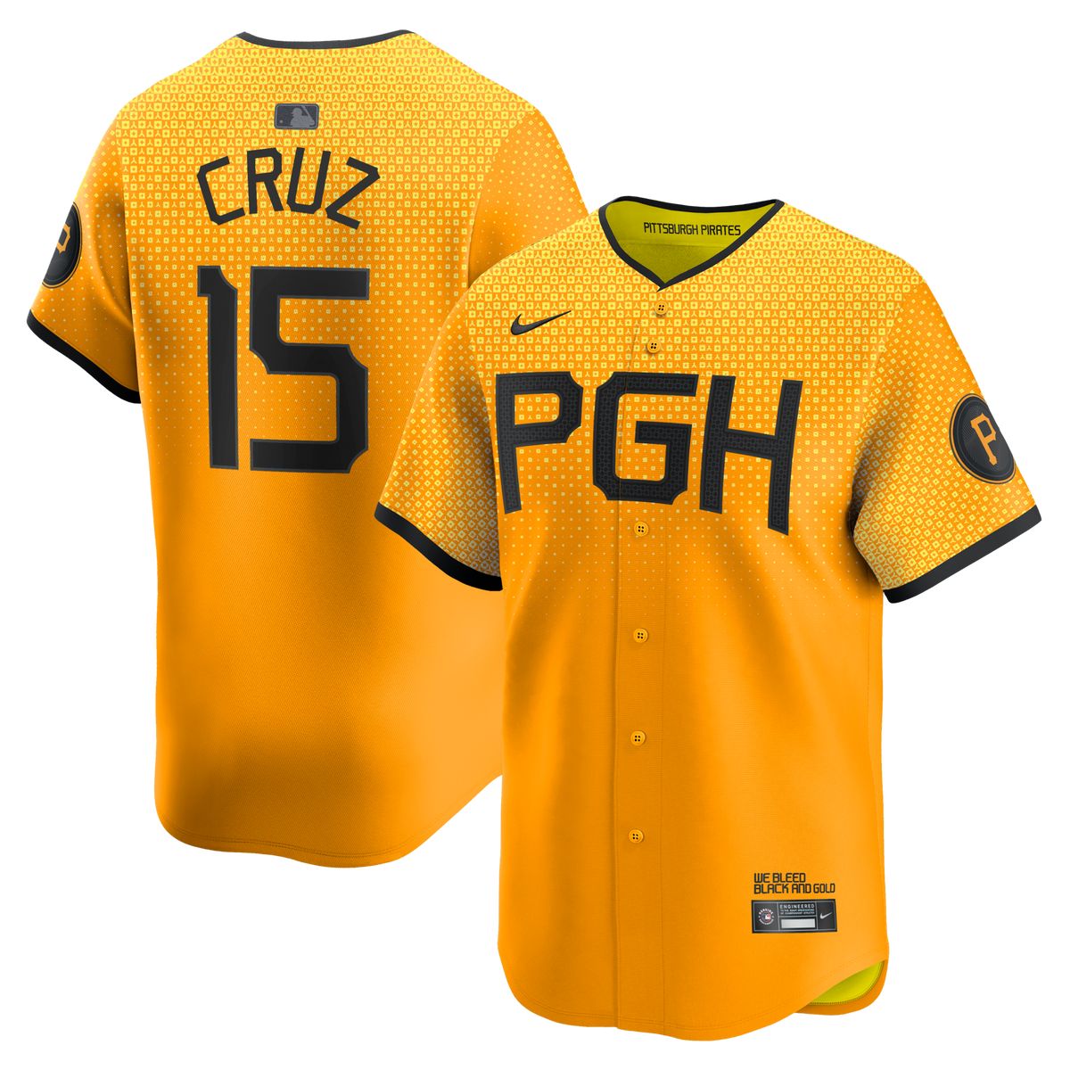 Pittsburgh Pirates Oneil Cruz Gold City Connect Limited Jersey