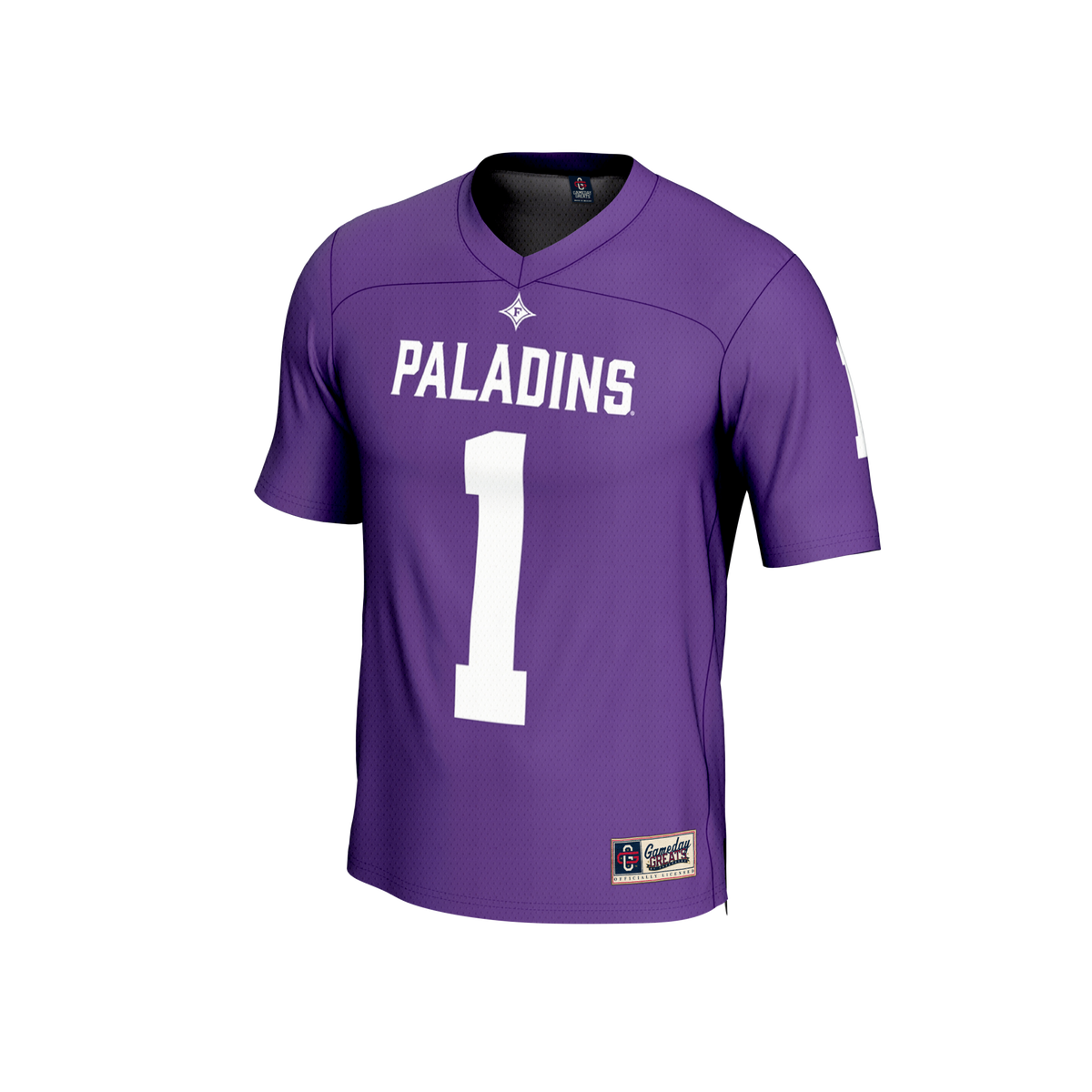 #1 Furman Paladins GameDay Greats Lightweight Football Fashion Jersey - Purple