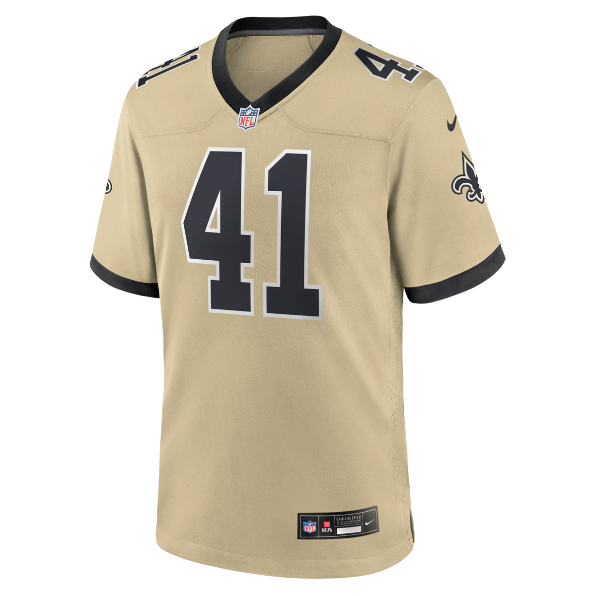 New Orleans Saints Alvin Kamara Gold Gameday Golds Alternate Game Player Jersey