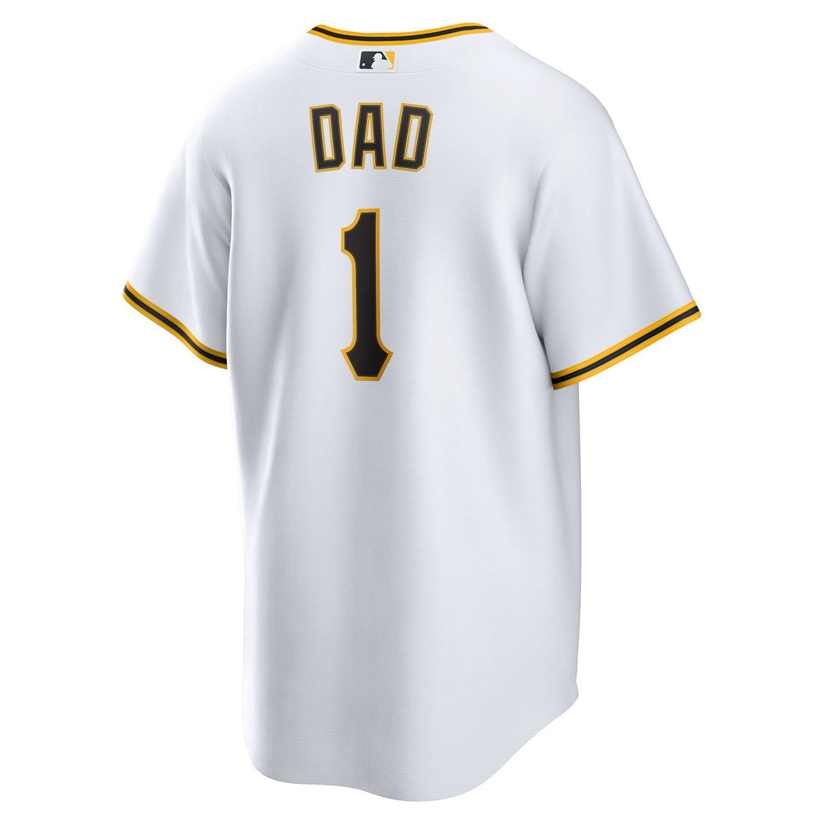 Pittsburgh Pirates White #1 Dad Home Replica Jersey