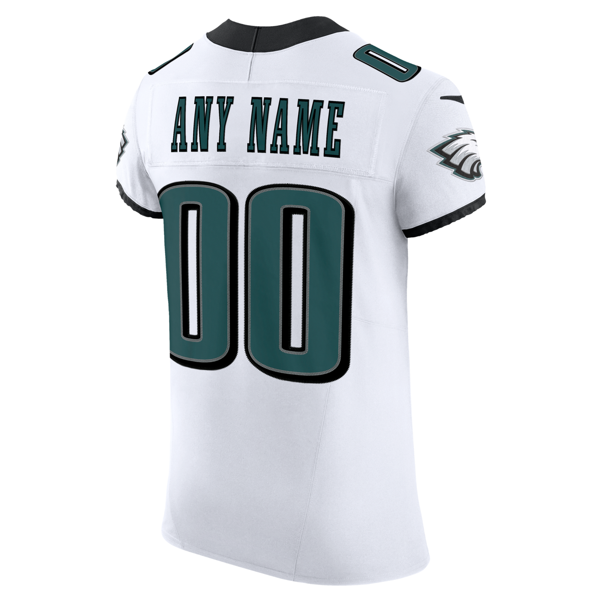 Philadelphia Eagles White Vapor F.U.S.E. Elite Custom Jersey