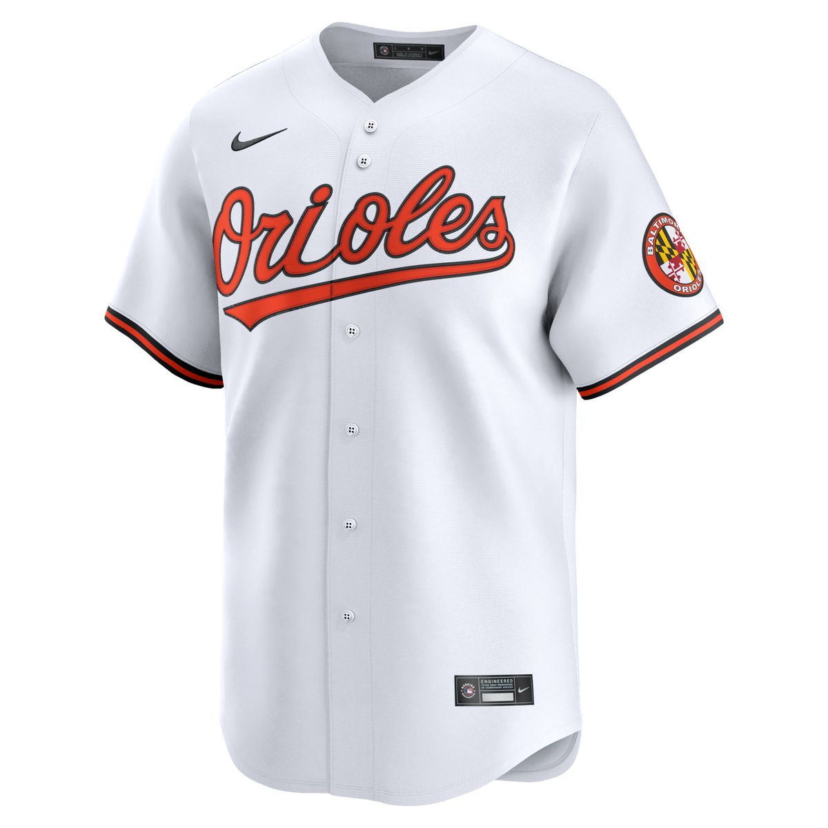 Baltimore Orioles White Home Limited Jersey