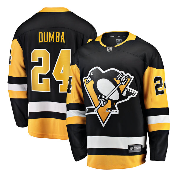 Pittsburgh Penguins Matt Dumba Fanatics Black Home Breakaway Jersey