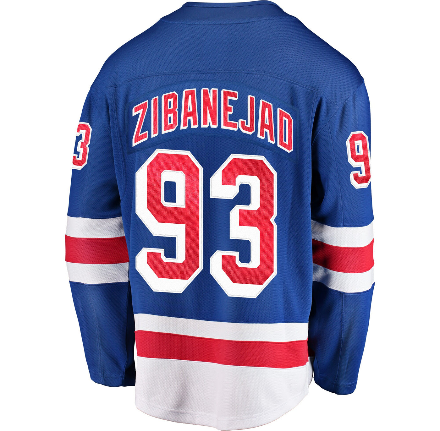 New York Rangers Mika Zibanejad Fanatics Blue Home Breakaway Player Jersey
