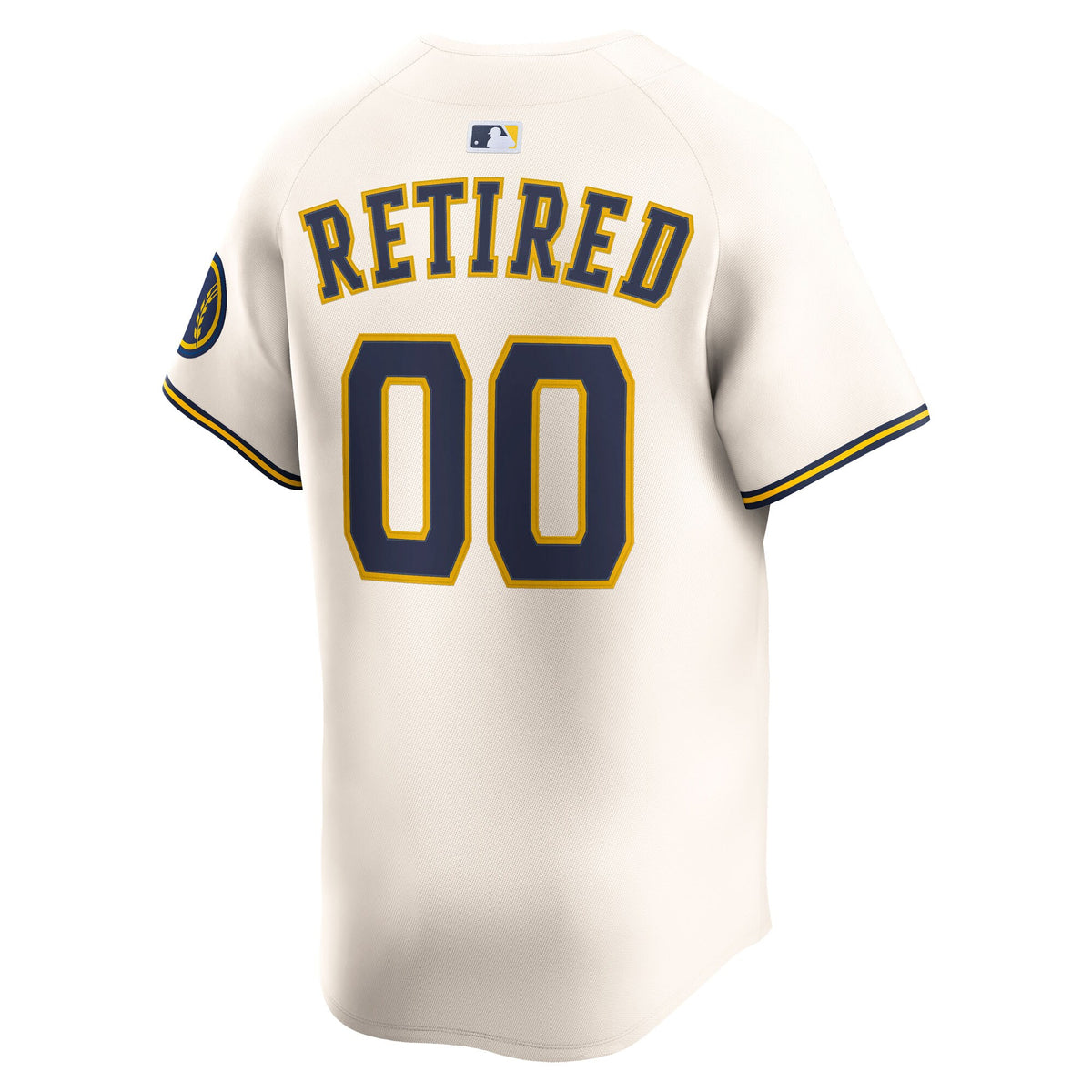 Milwaukee Brewers Cream Home Limited Pick-A-Player Retired Roster Jersey