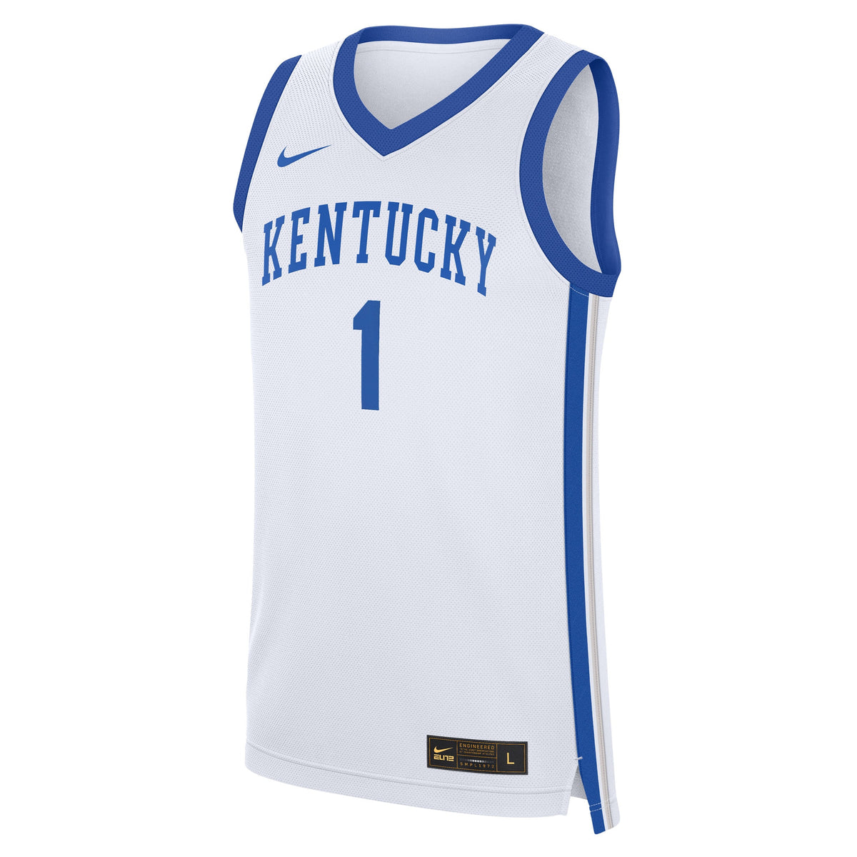 #1 Kentucky Wildcats Home Replica Jersey - White