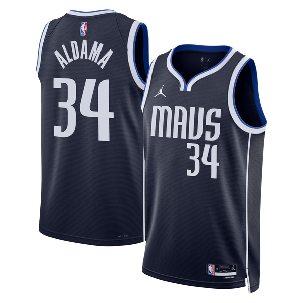 Dallas Mavericks Jordan Brand Statement Edition Swingman Jersey - Navy - Santi Aldama