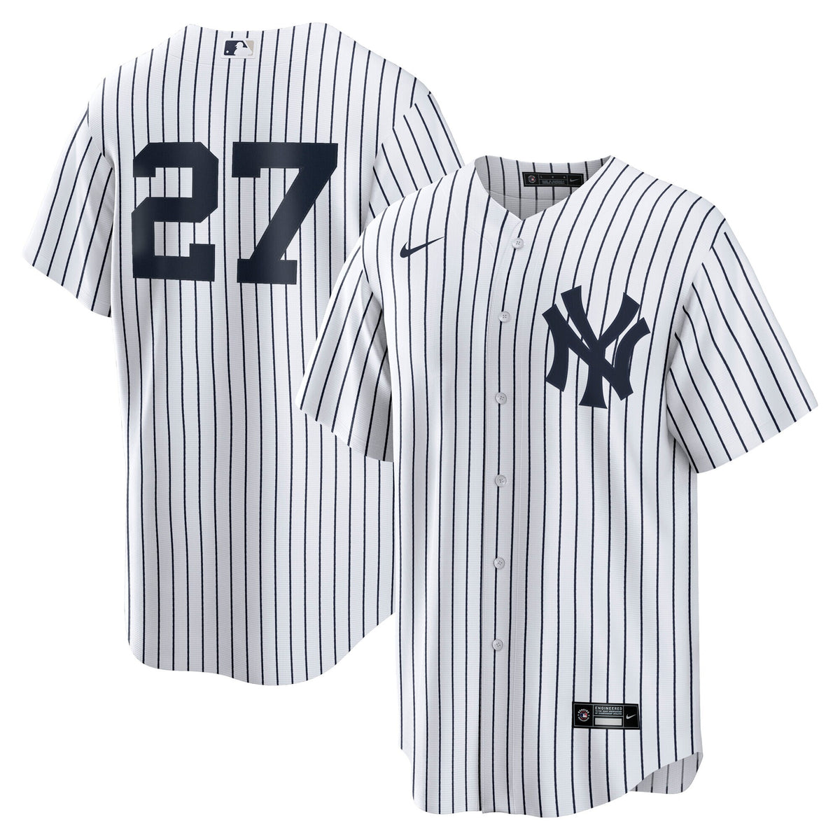 New York Yankees Giancarlo Stanton White Home Replica Player Jersey