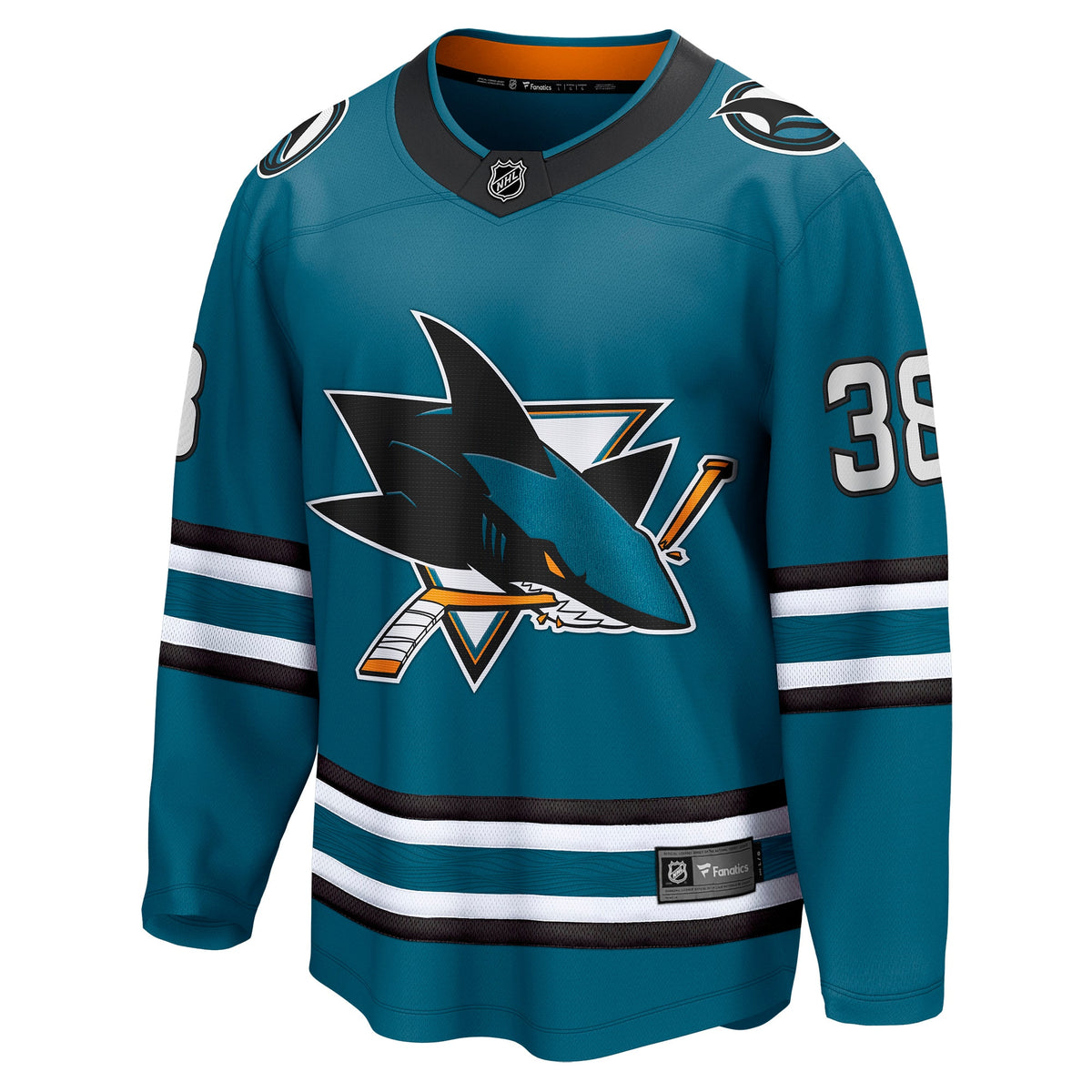 San Jose Sharks Mario Ferraro Fanatics Teal Home Breakaway Player Jersey