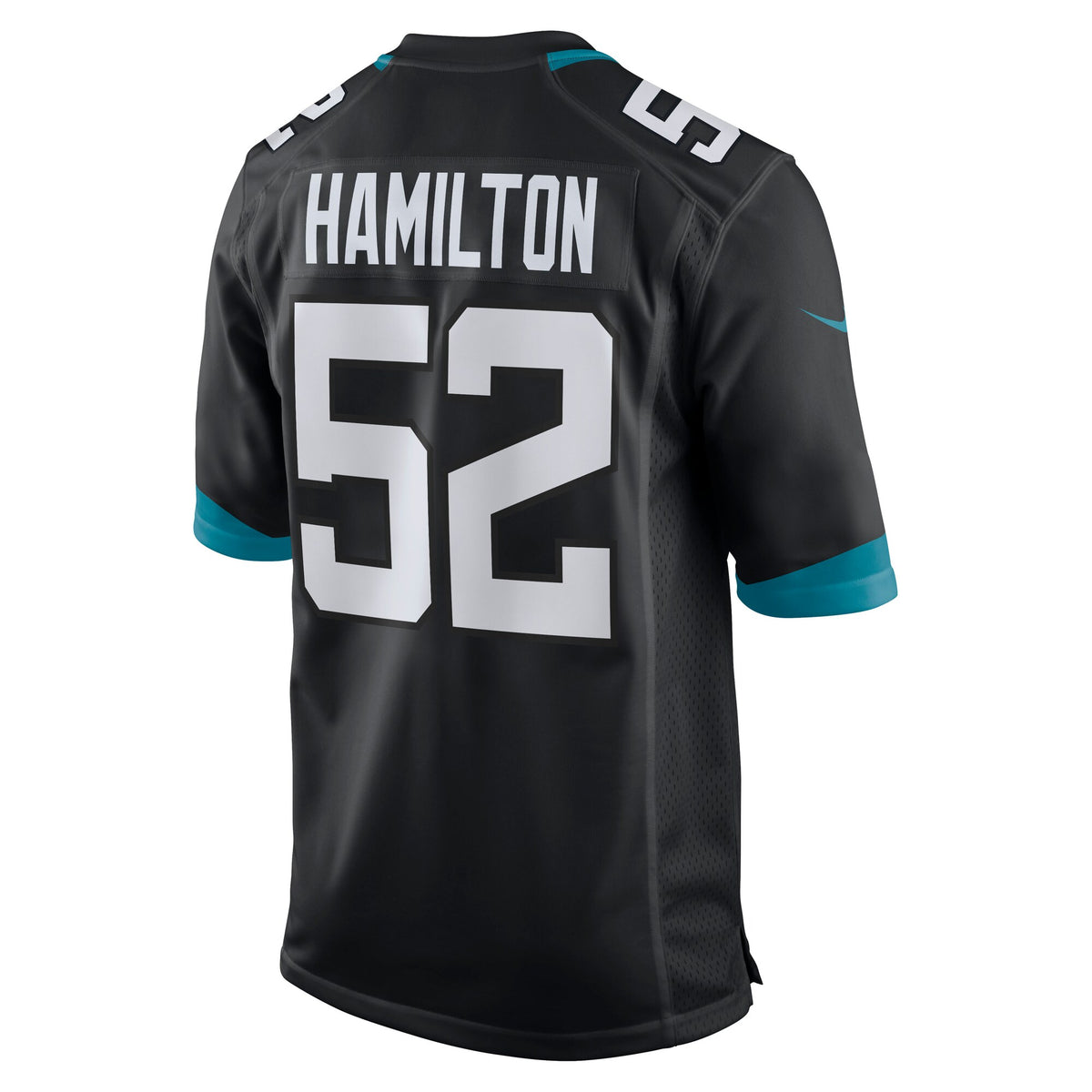 Jacksonville Jaguars DaVon Hamilton Black Game Jersey