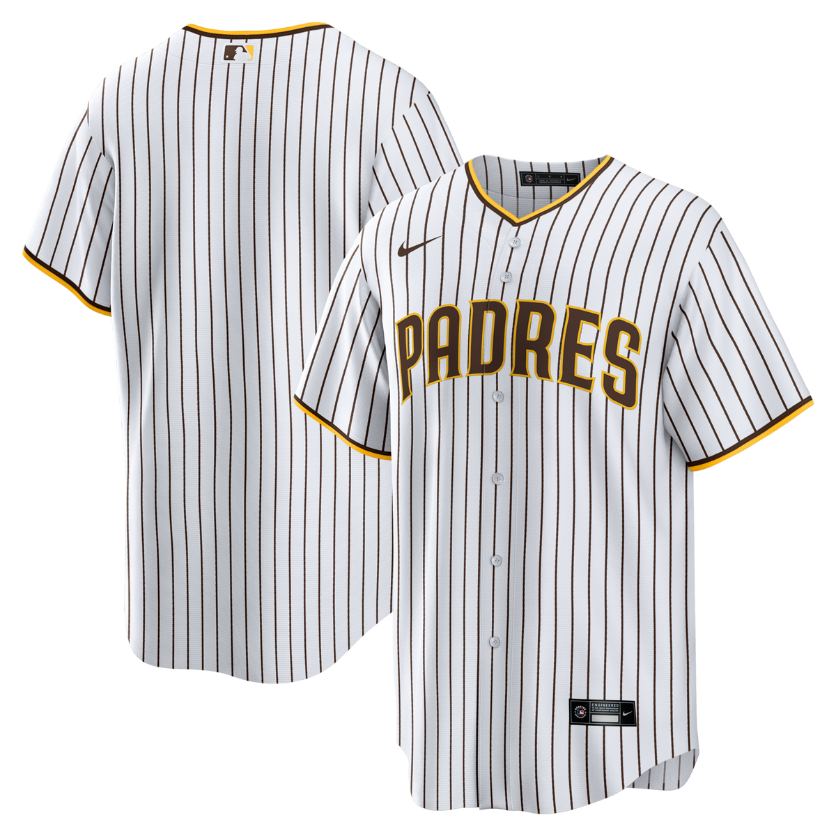 San Diego Padres White Home Big & Tall Replica Jersey
