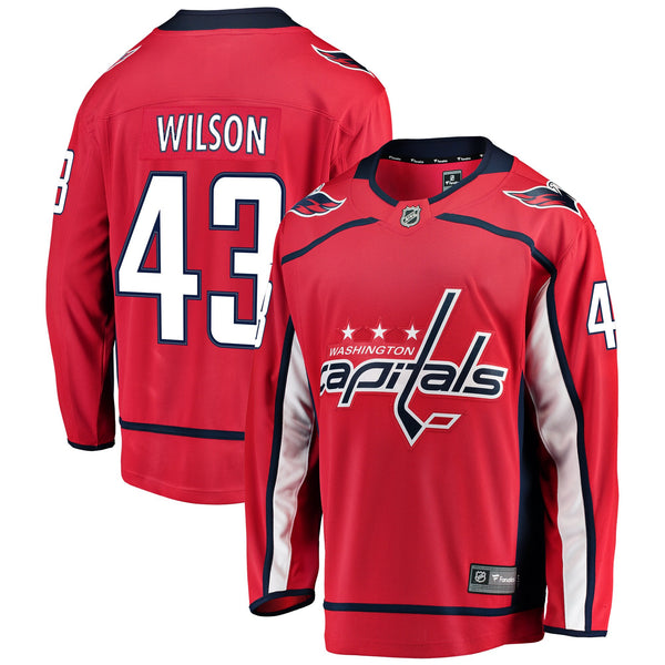 Washington Capitals Tom Wilson Fanatics Red Home Breakaway Player Jersey