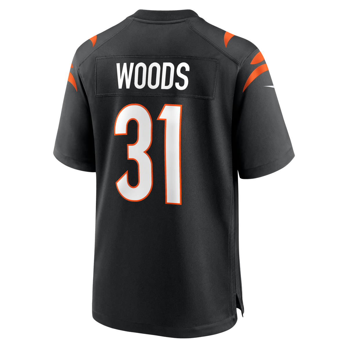 Cincinnati Bengals Ickey Woods Black Retired Player Game Jersey