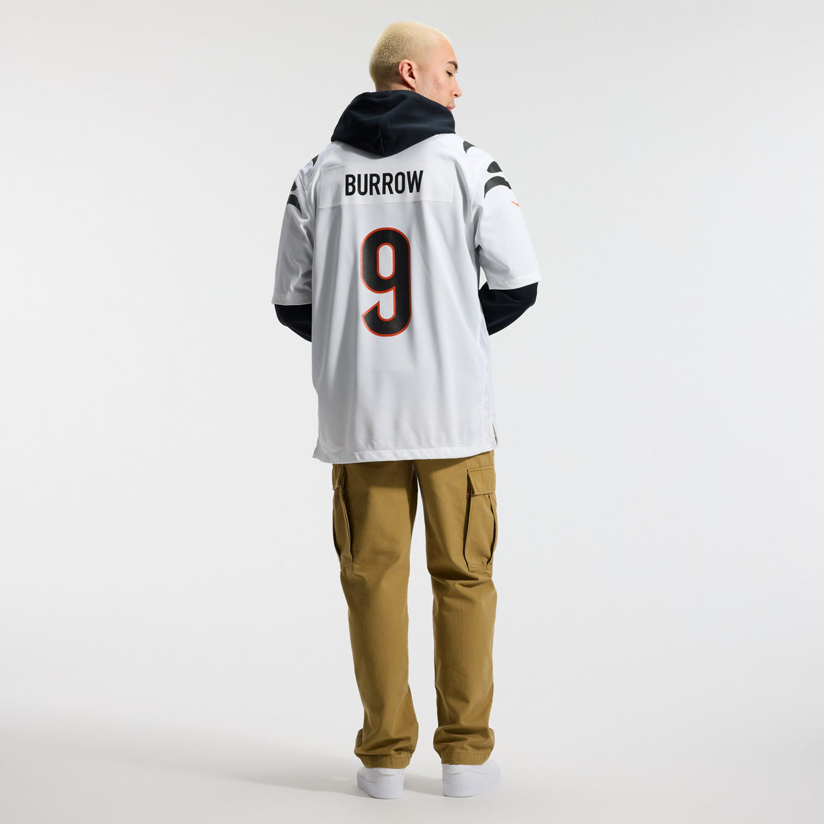 Cincinnati Bengals Joe Burrow White Game Jersey