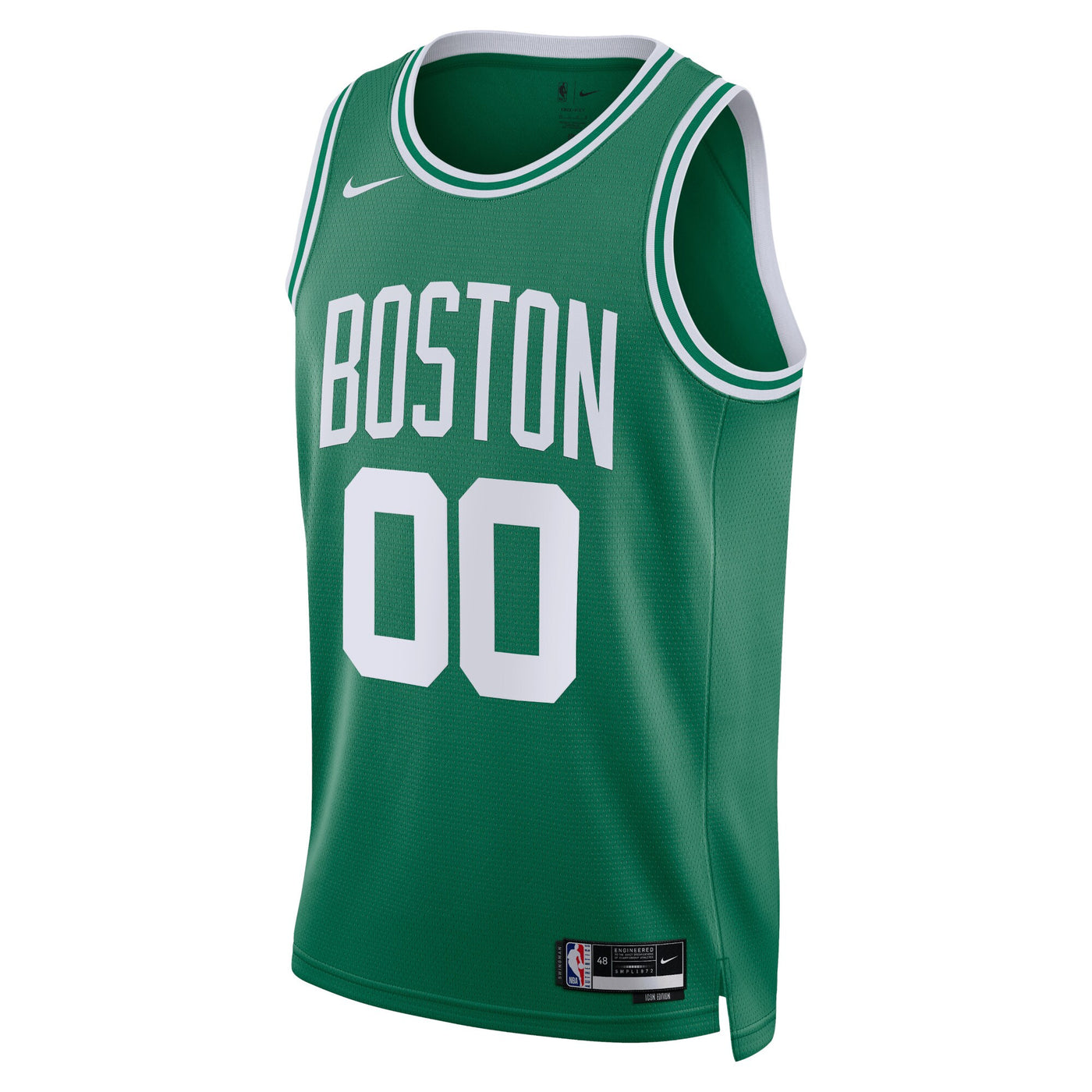 Boston Celtics Nike Icon Edition Swingman Jersey - Kelly Green - Custom
