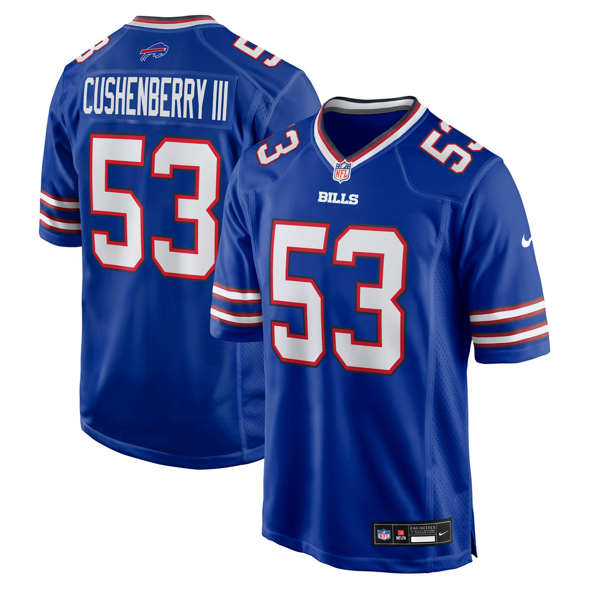 Buffalo Bills Lloyd Cushenberry III Royal Team Game Jersey