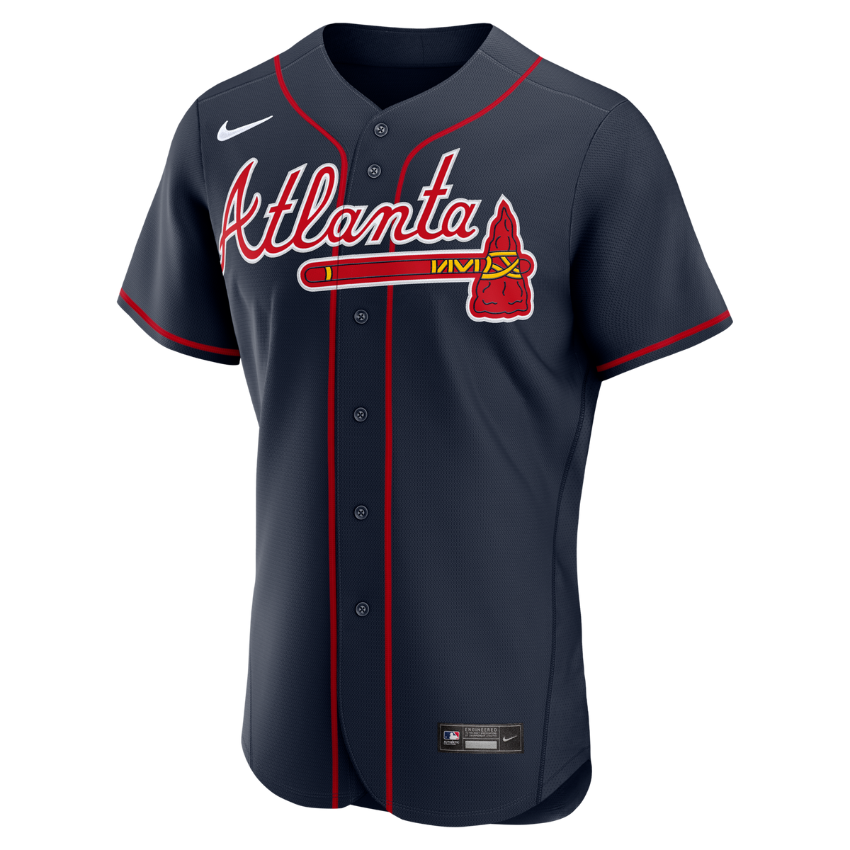 Atlanta Braves Drake Baldwin Navy Alternate MLB Awards Authentic Jersey