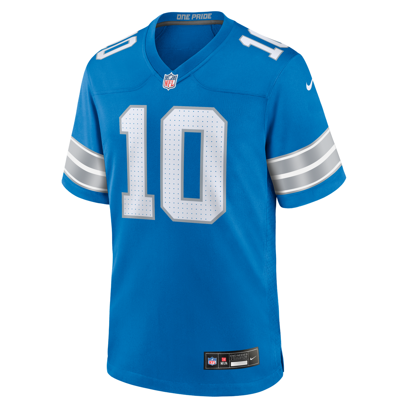Detroit Lions Isiah Pacheco Nike Blue Team Game Jersey