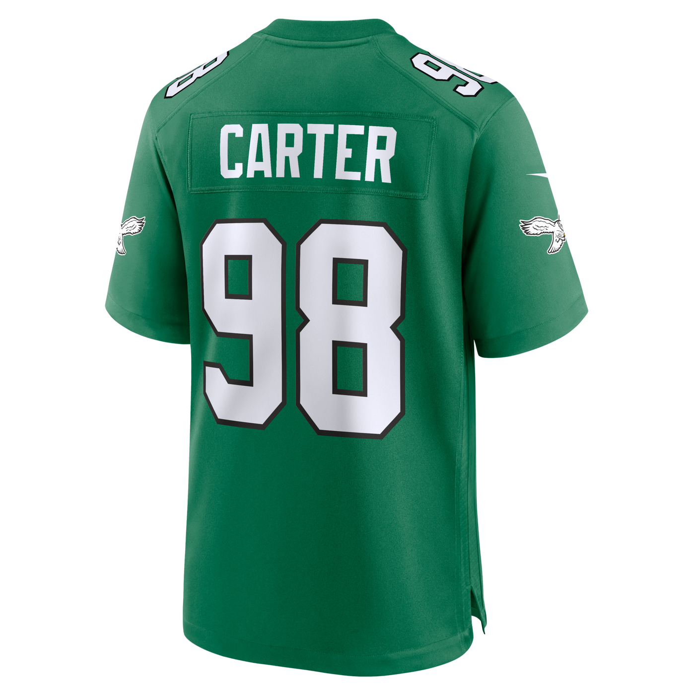 Philadelphia Eagles Jalen Carter Nike Kelly Green Alternate Game Jersey