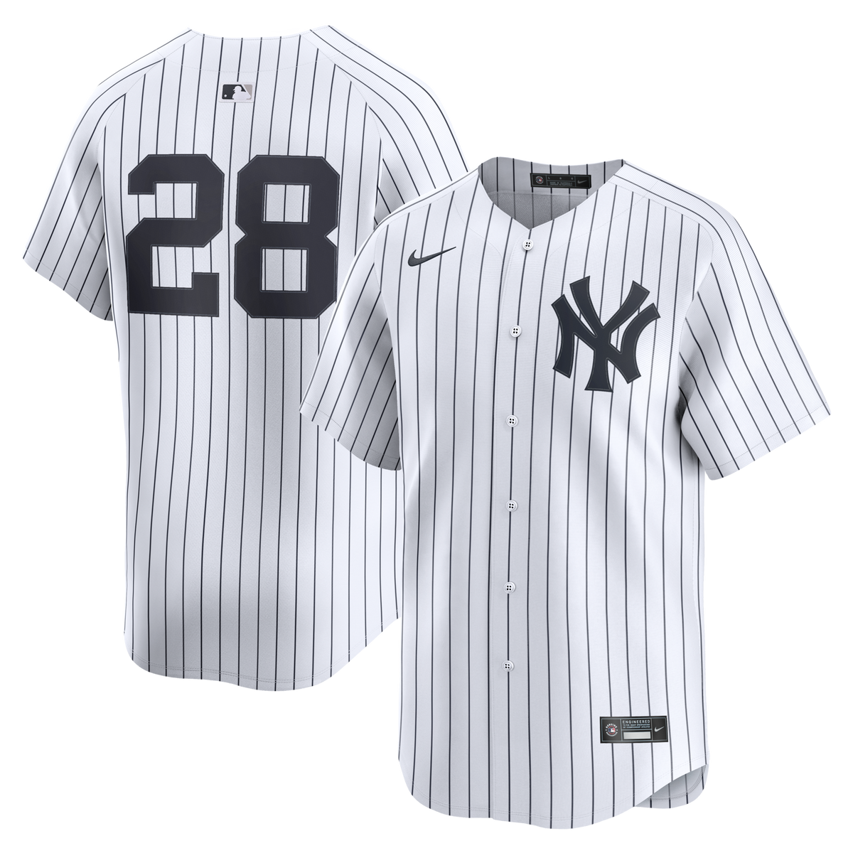 New York Yankees Austin Wells White Home Limited Player Jersey