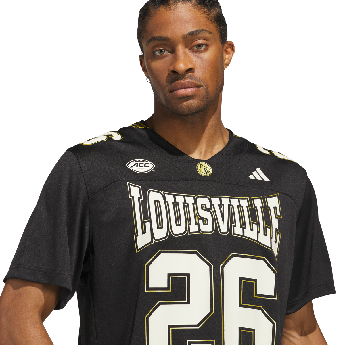 #26 Louisville Cardinals For the Ville Premier Strategy Jersey - Black