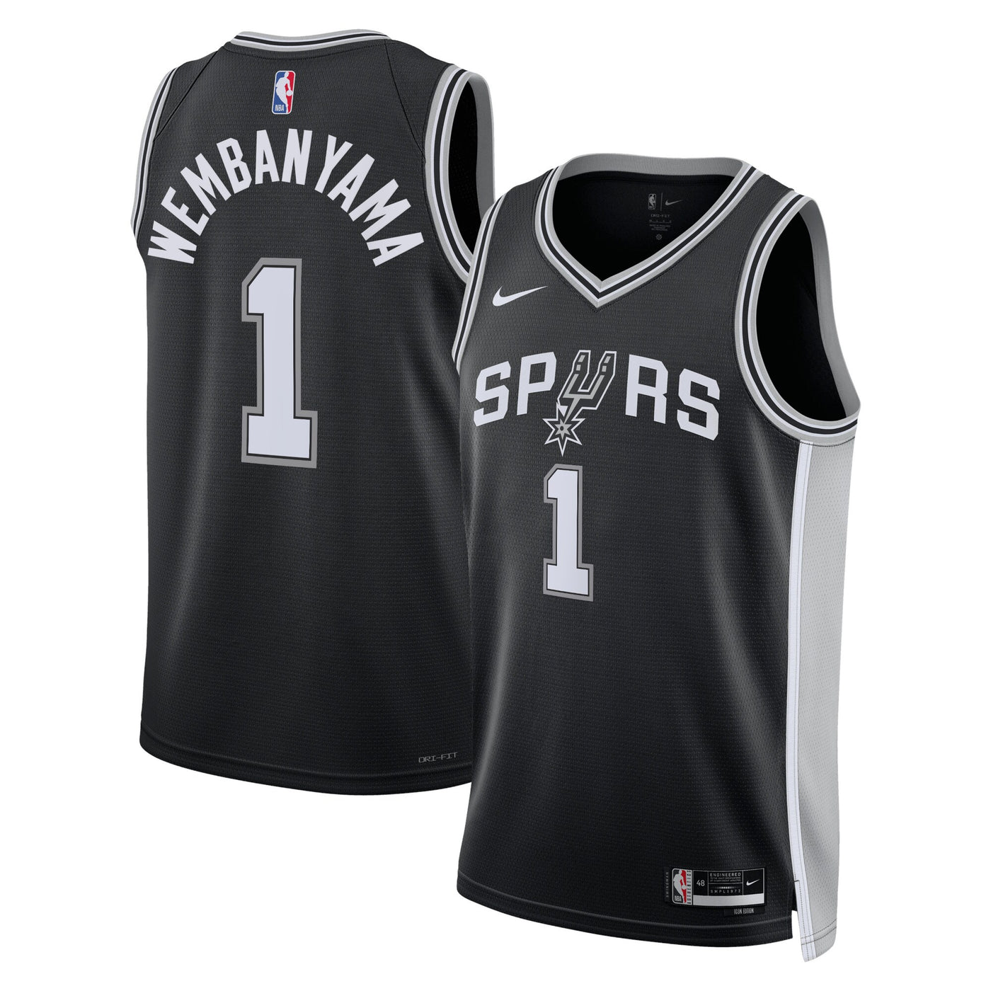 San Antonio Spurs Nike Icon Swingman Jersey - Victor Wembanyama -