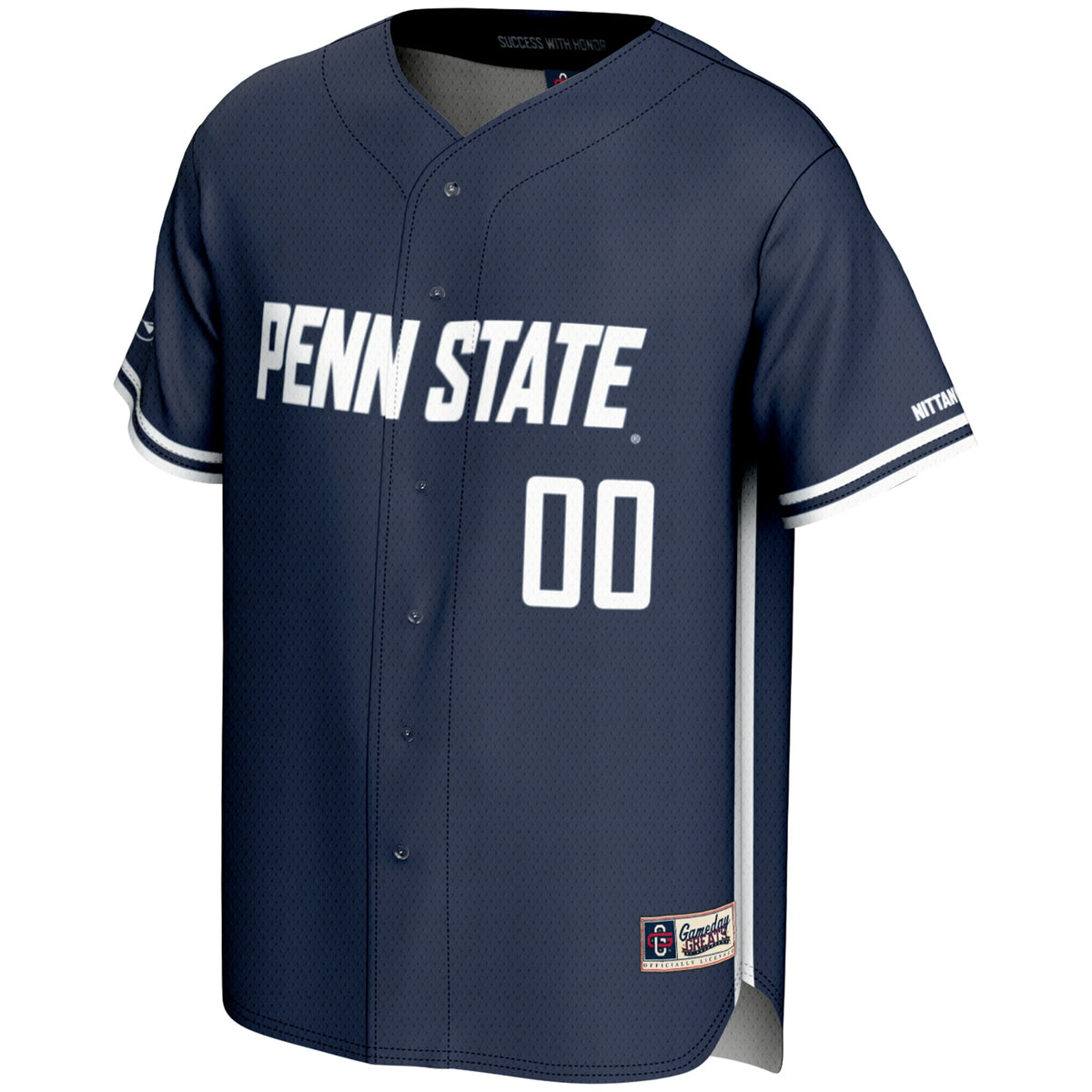 Penn State Nittany Lions GameDay Greats NIL Pick-A-Player Lightweight Baseball Jersey - Navy