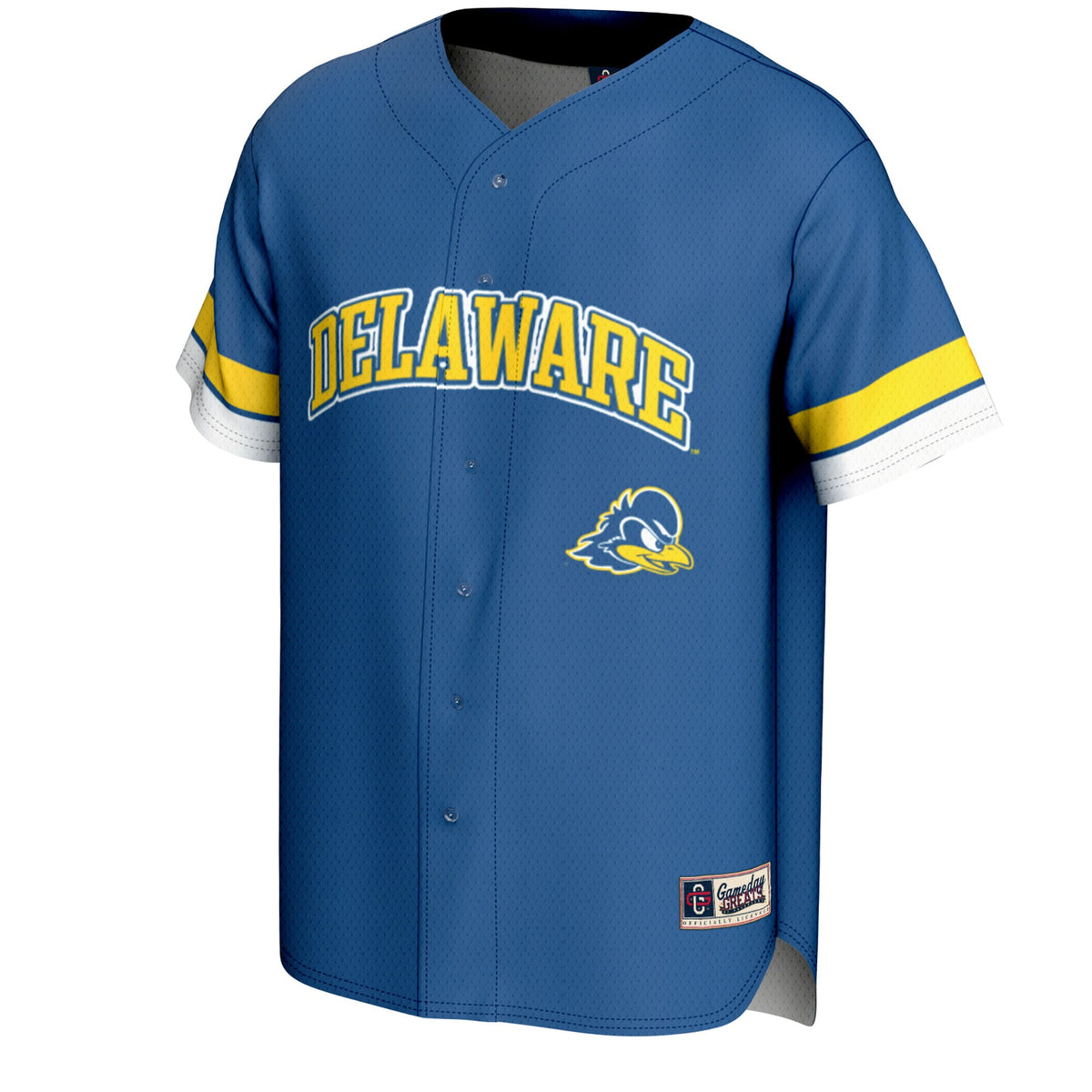 Delaware Fightin' Blue Hens GameDay Greats Spirit Baseball Jersey - Royal