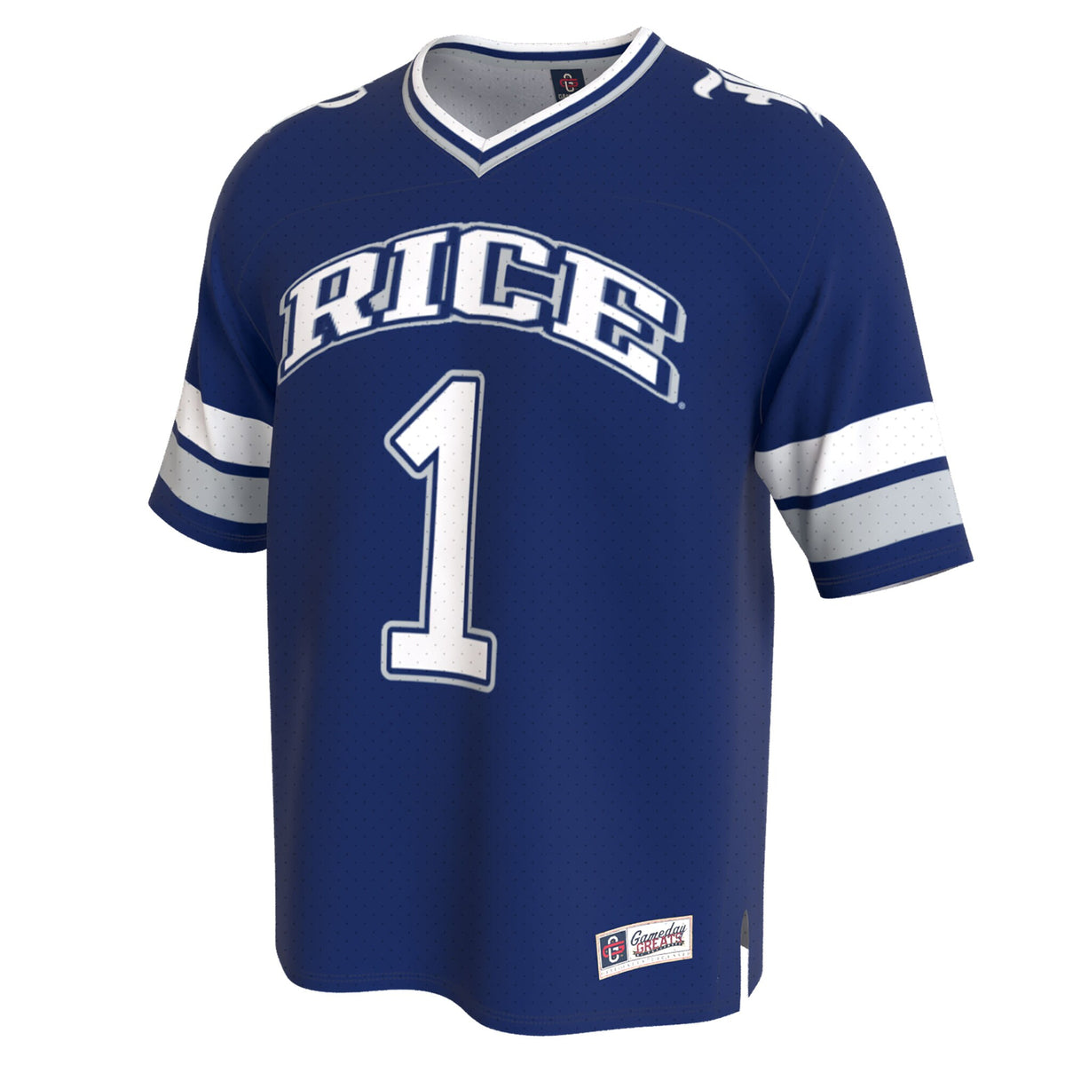 Rice Owls GameDay Greats Lightweight Collegiate Football Fashion Jersey - Navy