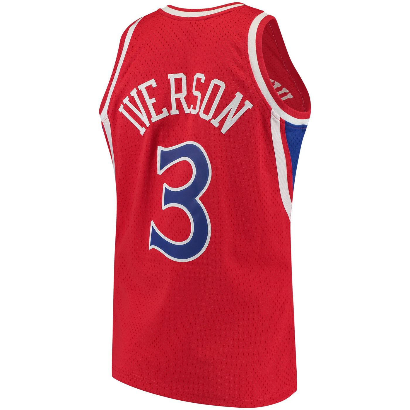 Mitchell & Ness Allen Iverson Red Philadelphia 76ers 1996-97 Hardwood Classics Swingman Jersey