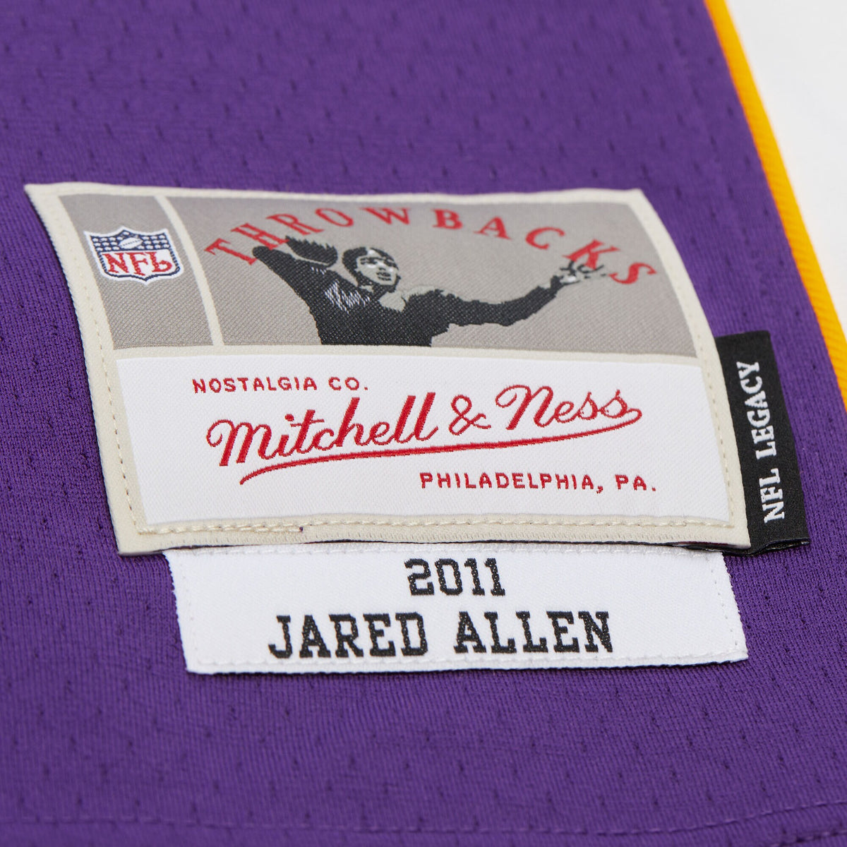 Minnesota Vikings Jared Allen Mitchell & Ness Purple 2011 Legacy Replica Jersey