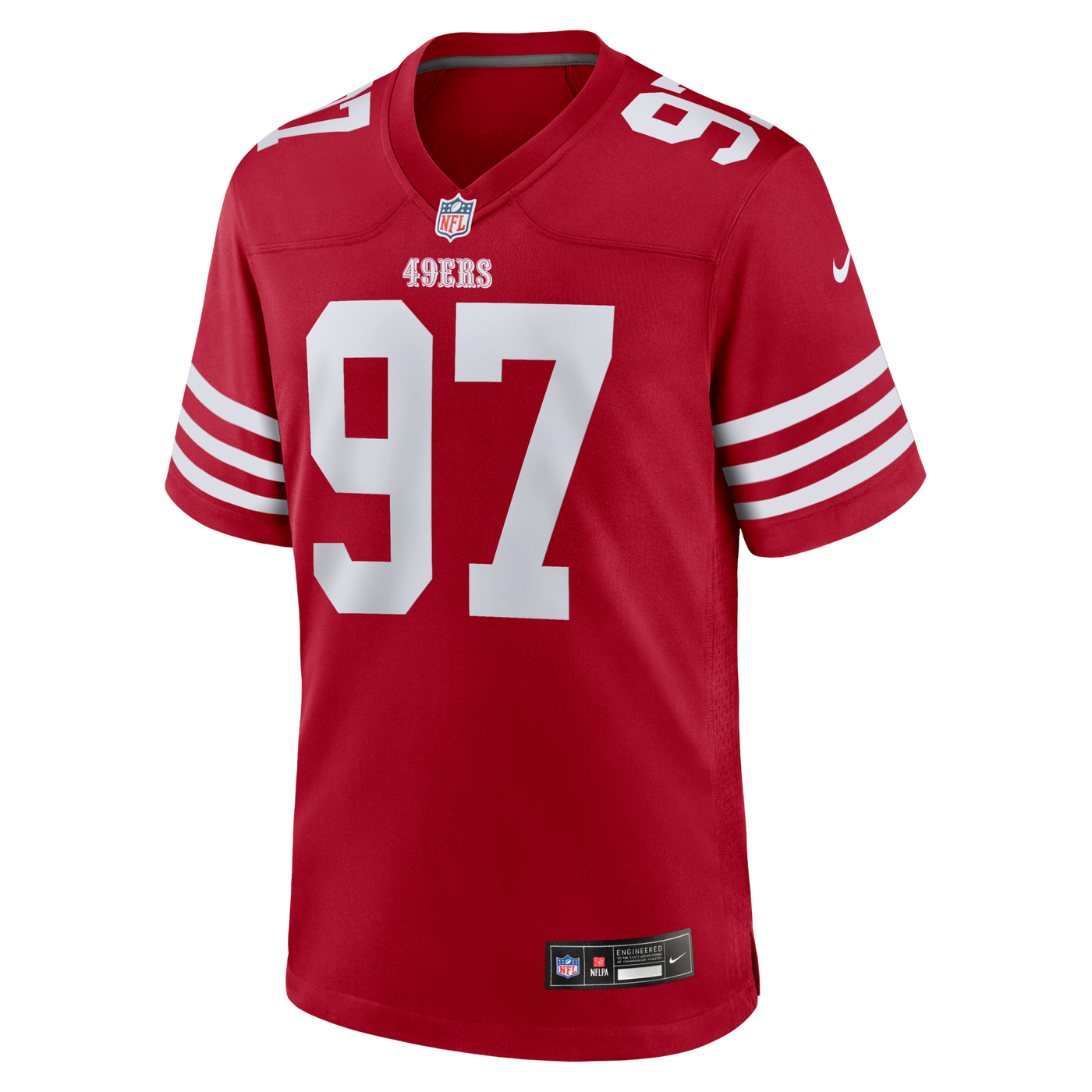 San Francisco 49ers Nick Bosa Nike Scarlet Player Game Jersey