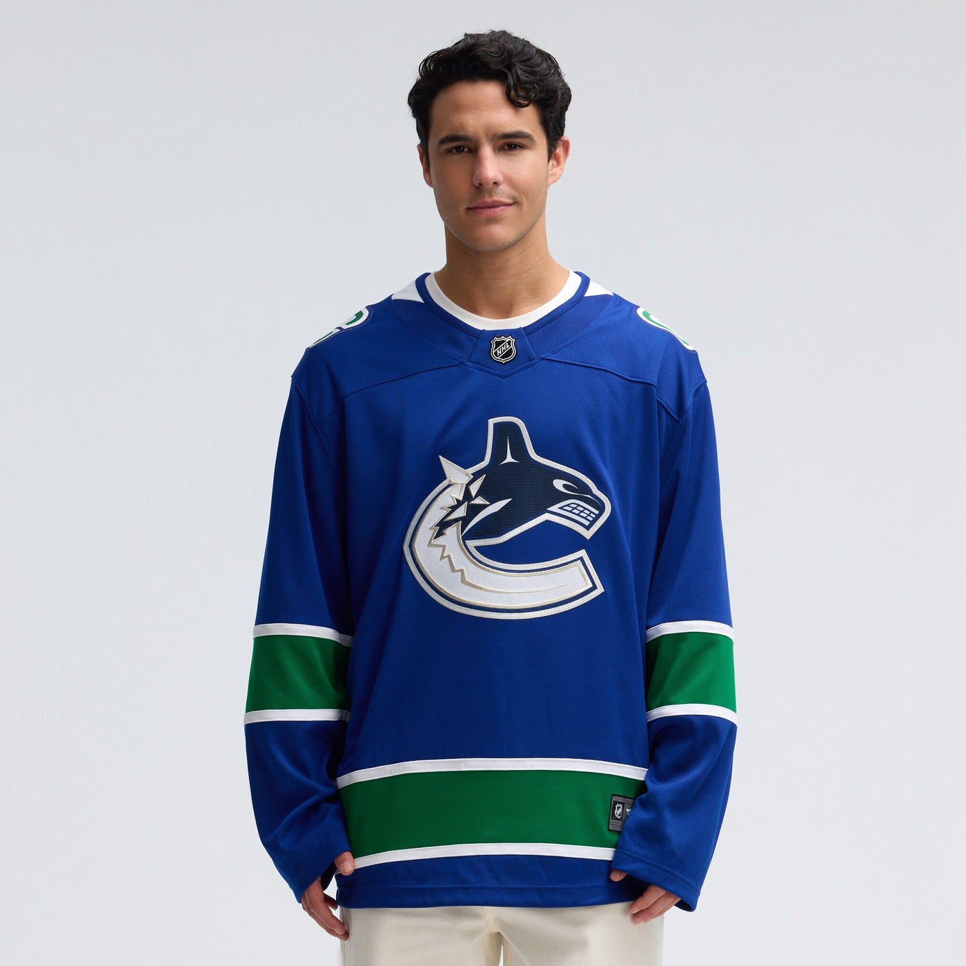 Vancouver Canucks Fanatics Blue Home Team Breakaway Jersey