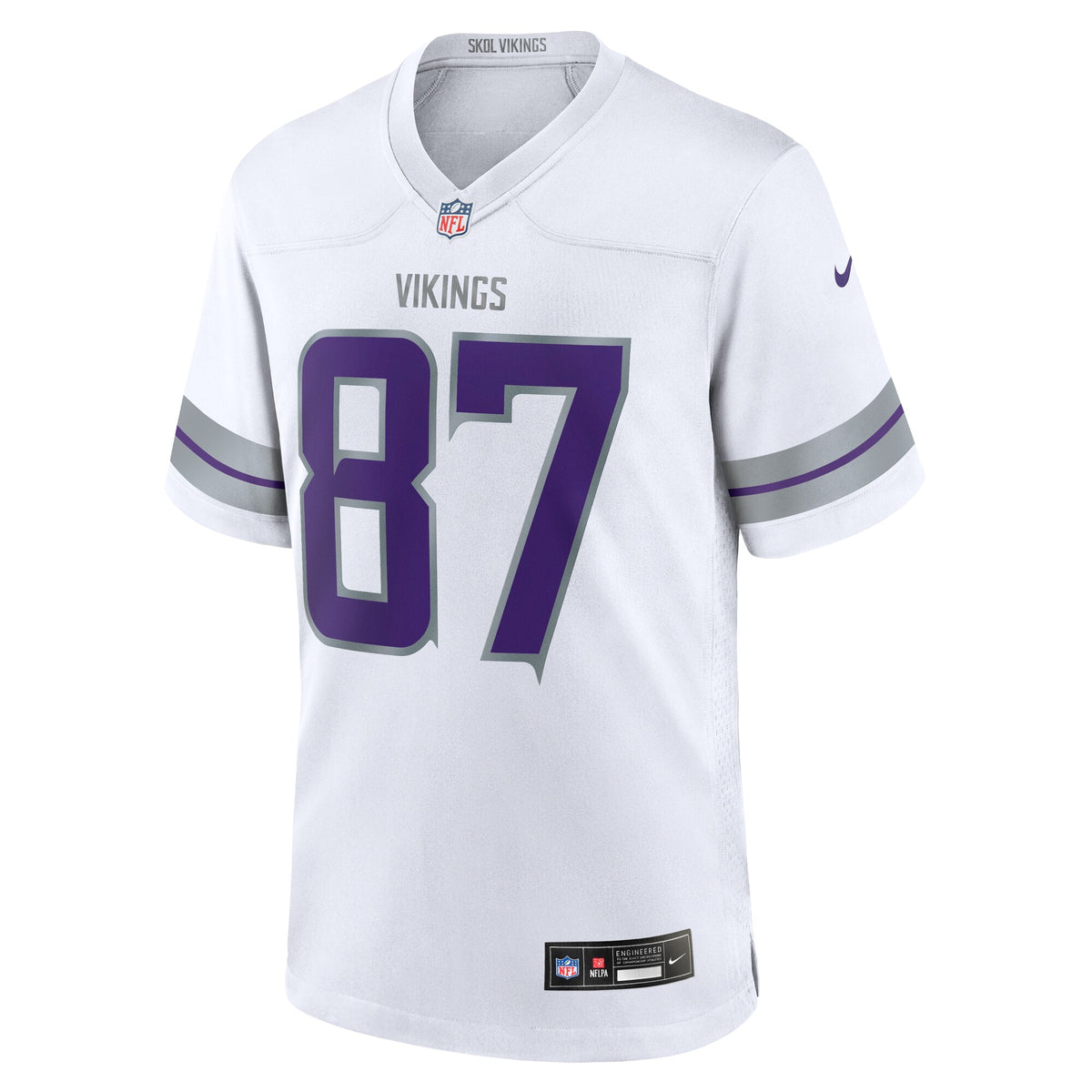 Minnesota Vikings T.J. Hockenson White Alternate Game Player Jersey