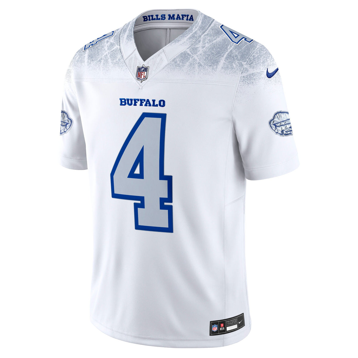 Buffalo Bills James Cook III White 2025 Rivalries Collection Stitched Limited Jersey