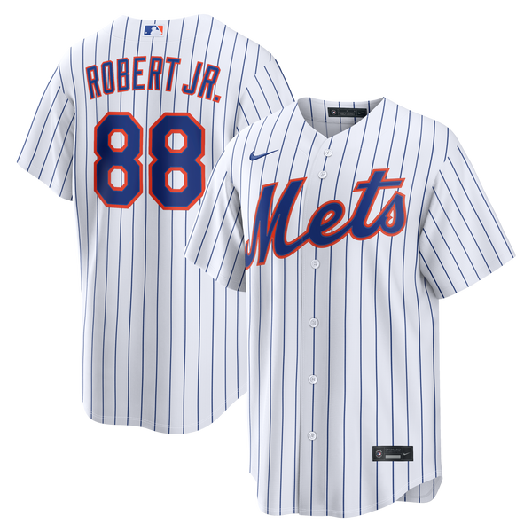 New York Mets Luis Robert Jr. White Home Replica Jersey