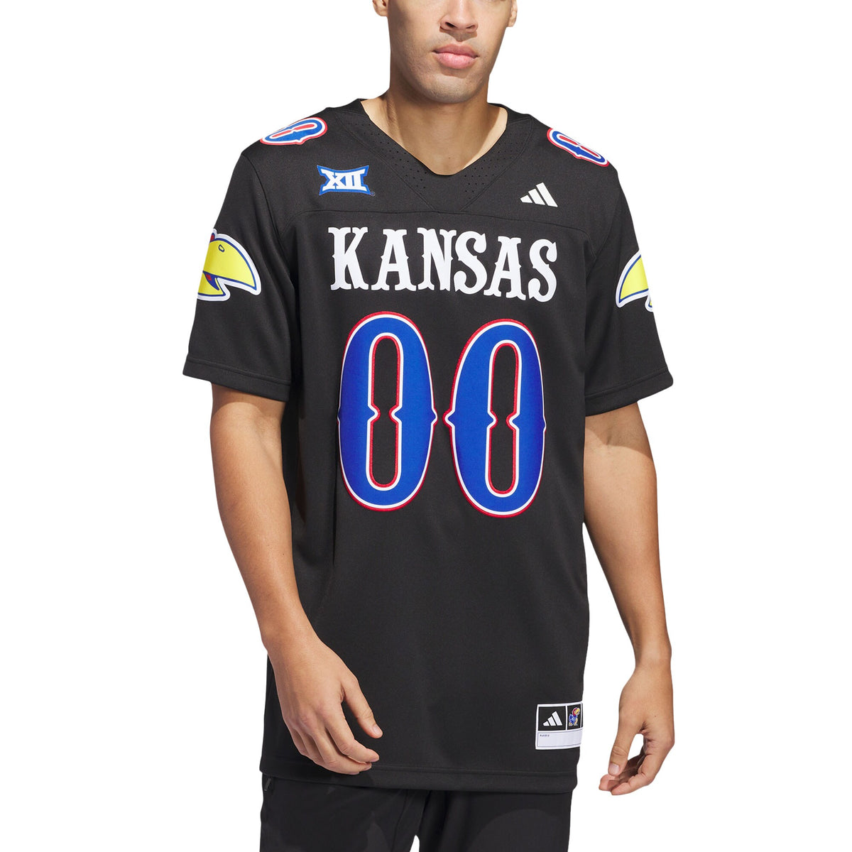 #00 Kansas Jayhawks Alternate Premier Jersey - Black