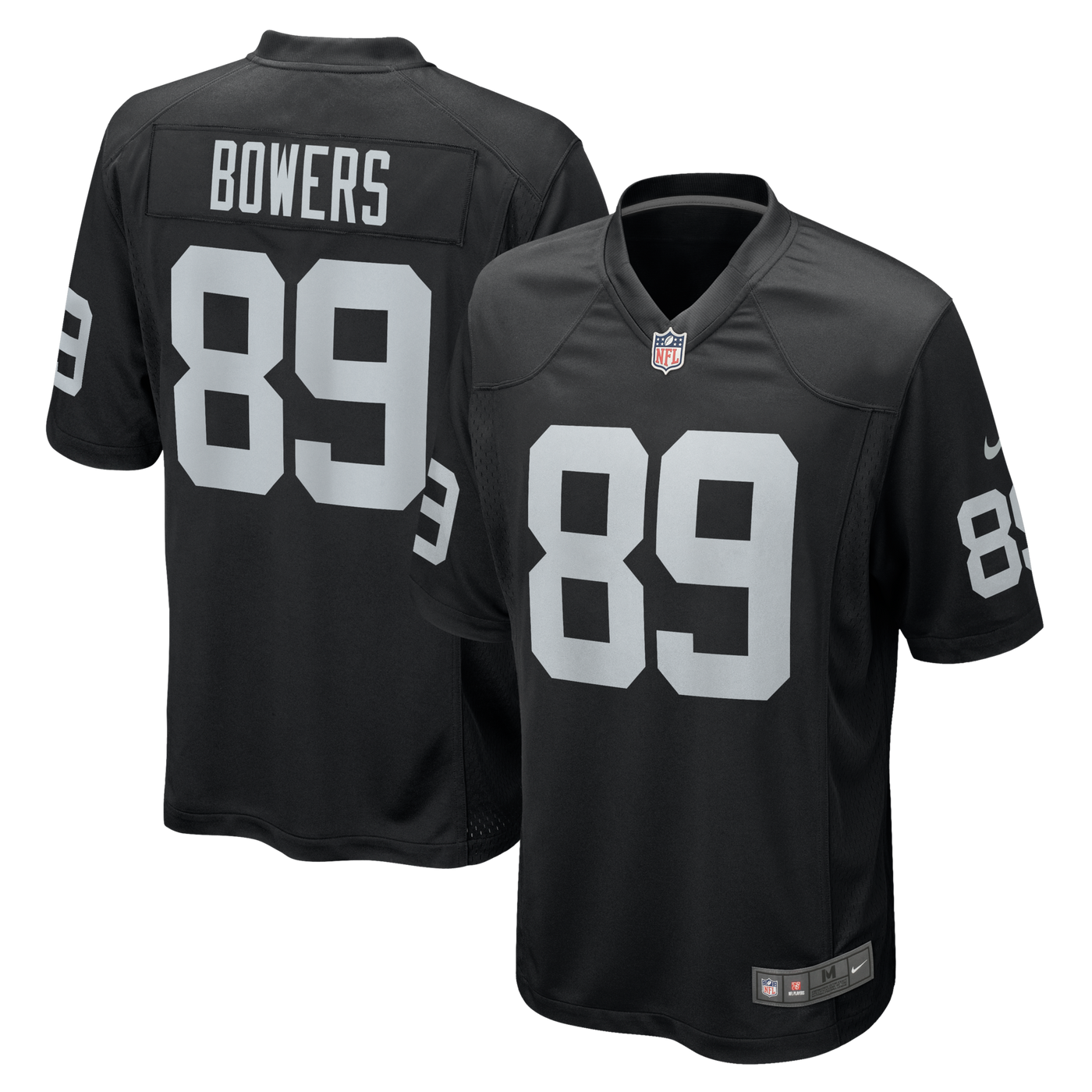 Las Vegas Raiders Brock Bowers Nike Black Player Game Jersey