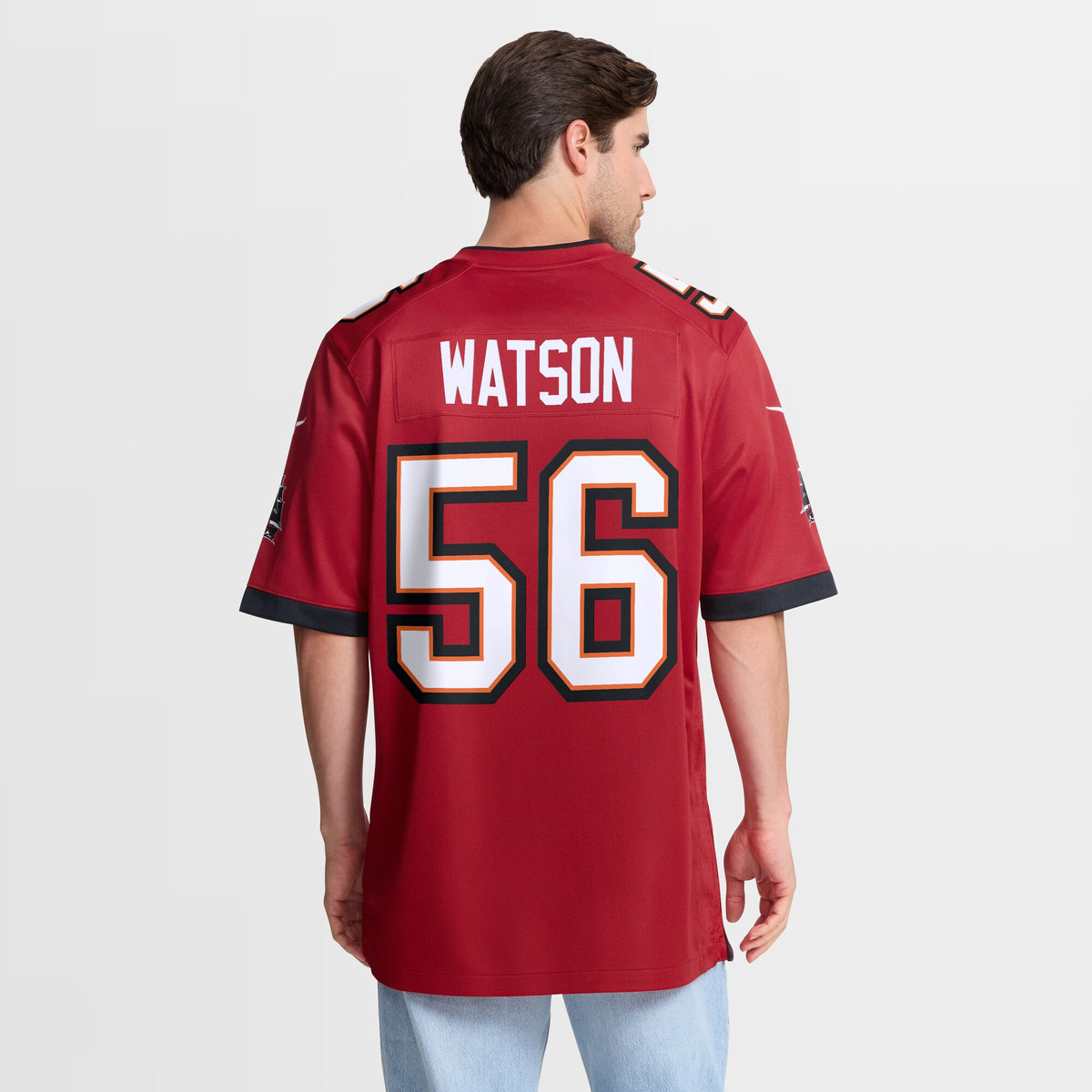 Tampa Bay Buccaneers Desmond Watson Red Team Game Jersey