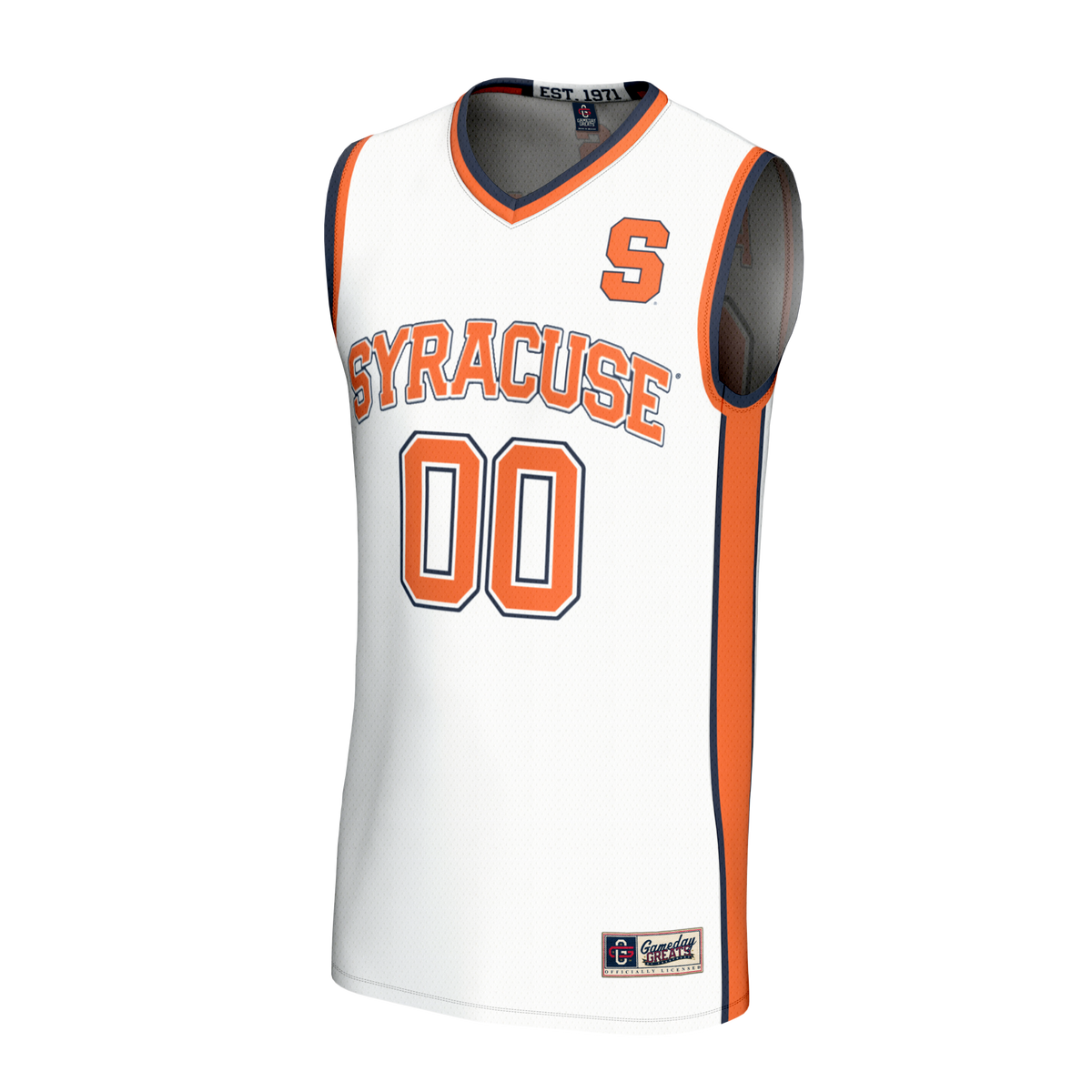 Syracuse Orange GameDay Greats Lightweight Collegiate Basketball NIL Pick-A-Player Fashion Jersey - White