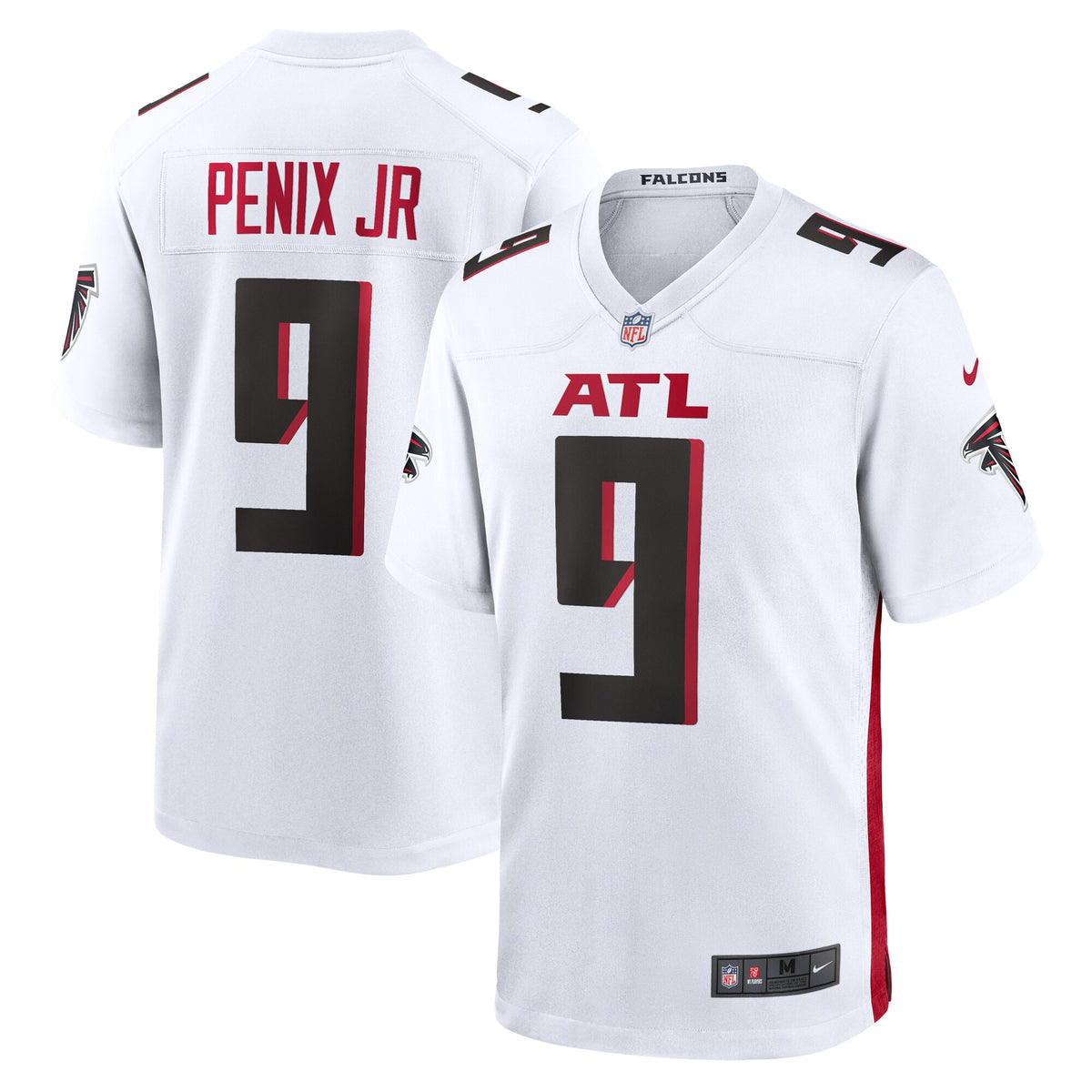 Atlanta Falcons Michael Penix Jr. White Game Jersey