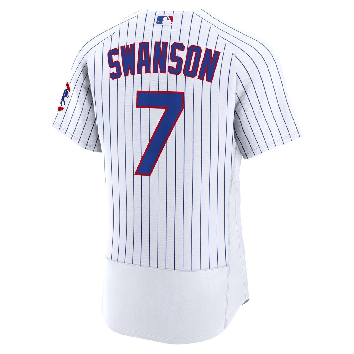Chicago Cubs Dansby Swanson White Home Authentic Jersey