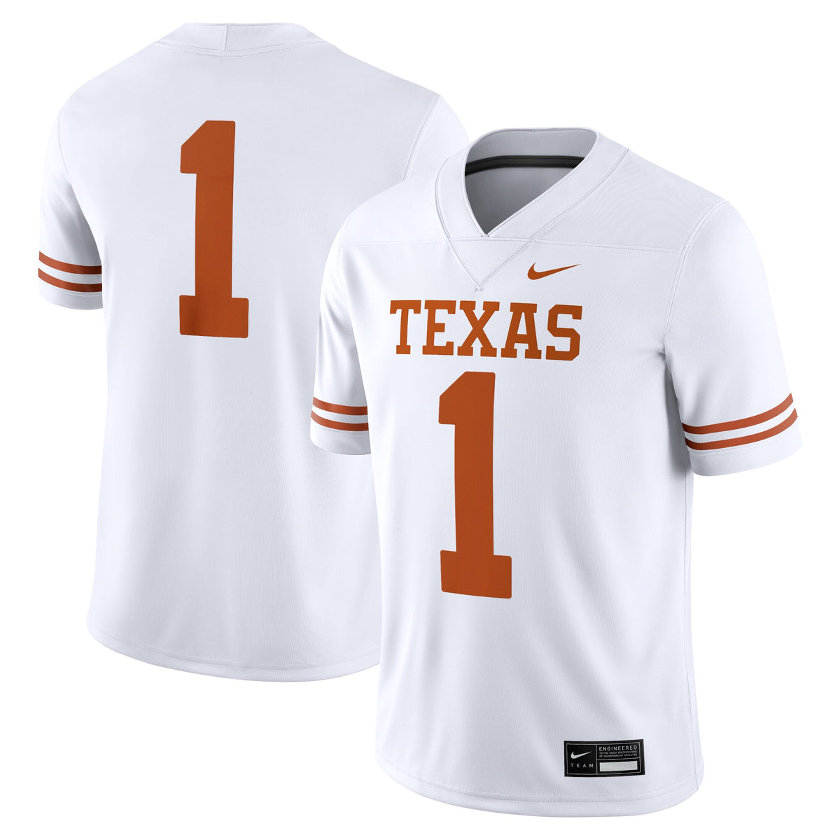 #1 Texas Longhorns Game Jersey - White