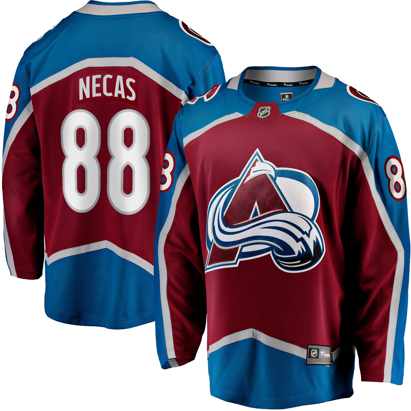 Colorado Avalanche Martin Necas Fanatics Burgundy Breakaway Player Jersey