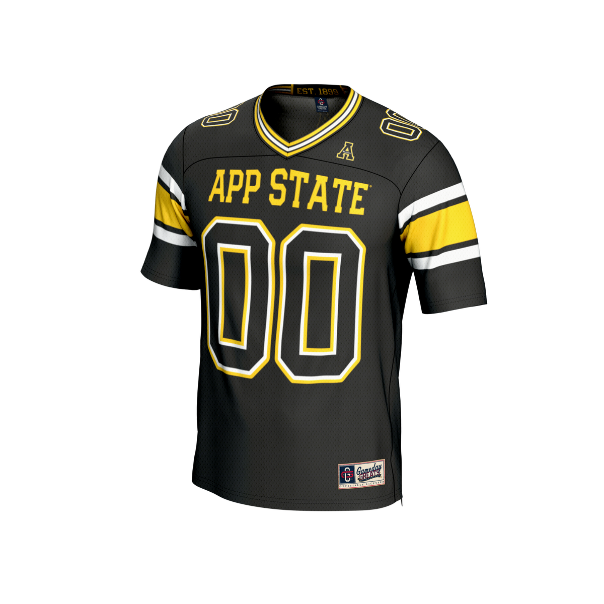 Appalachian State Mountaineers GameDay Greats NIL Football Fashion Jersey - Black