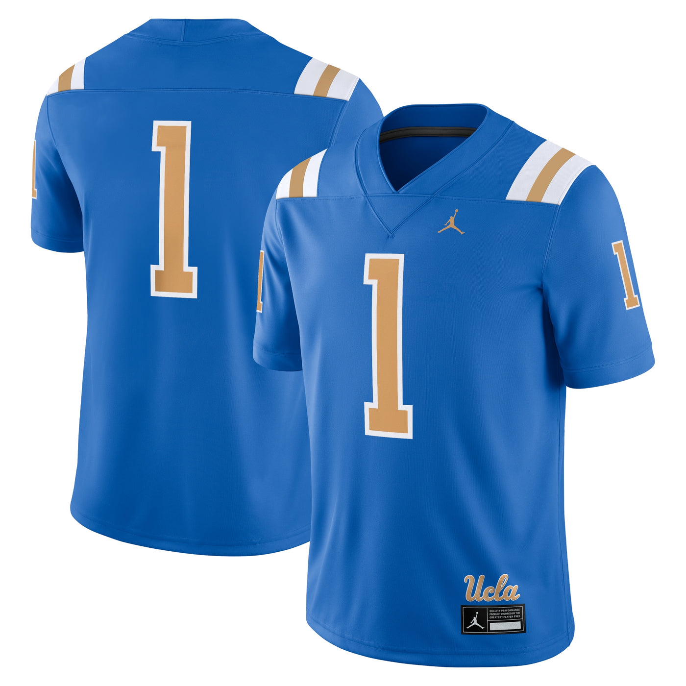 Jordan Brand #1 Blue UCLA Bruins Game Jersey