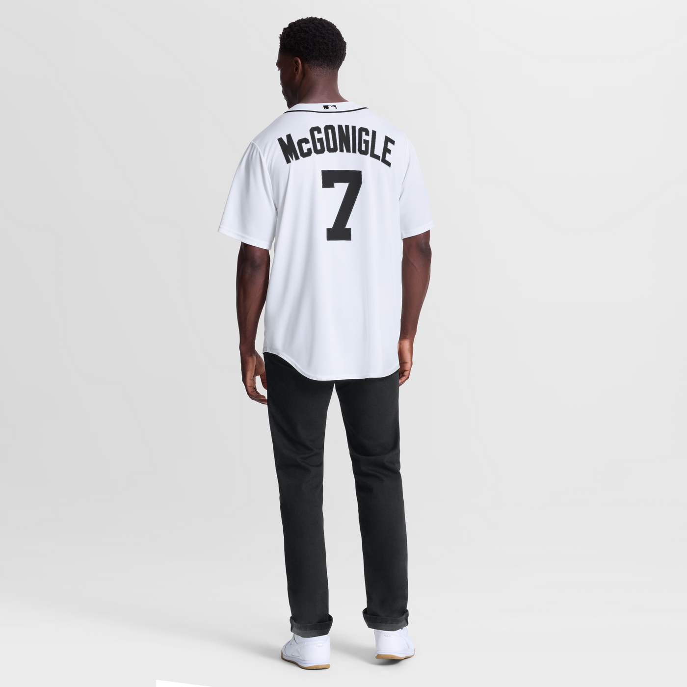 Detroit Tigers Kevin McGonigle Nike White Home Replica Jersey
